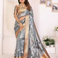 Joban Fashion Golden Cranes Patterns Banarasi Silk Sarees | Swadesiicart