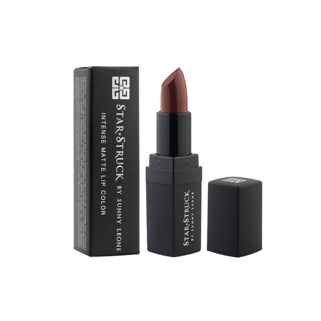 Star Struck By Sunny Leone Intense Matte Lip Color - Cinammon | Swadesiicart