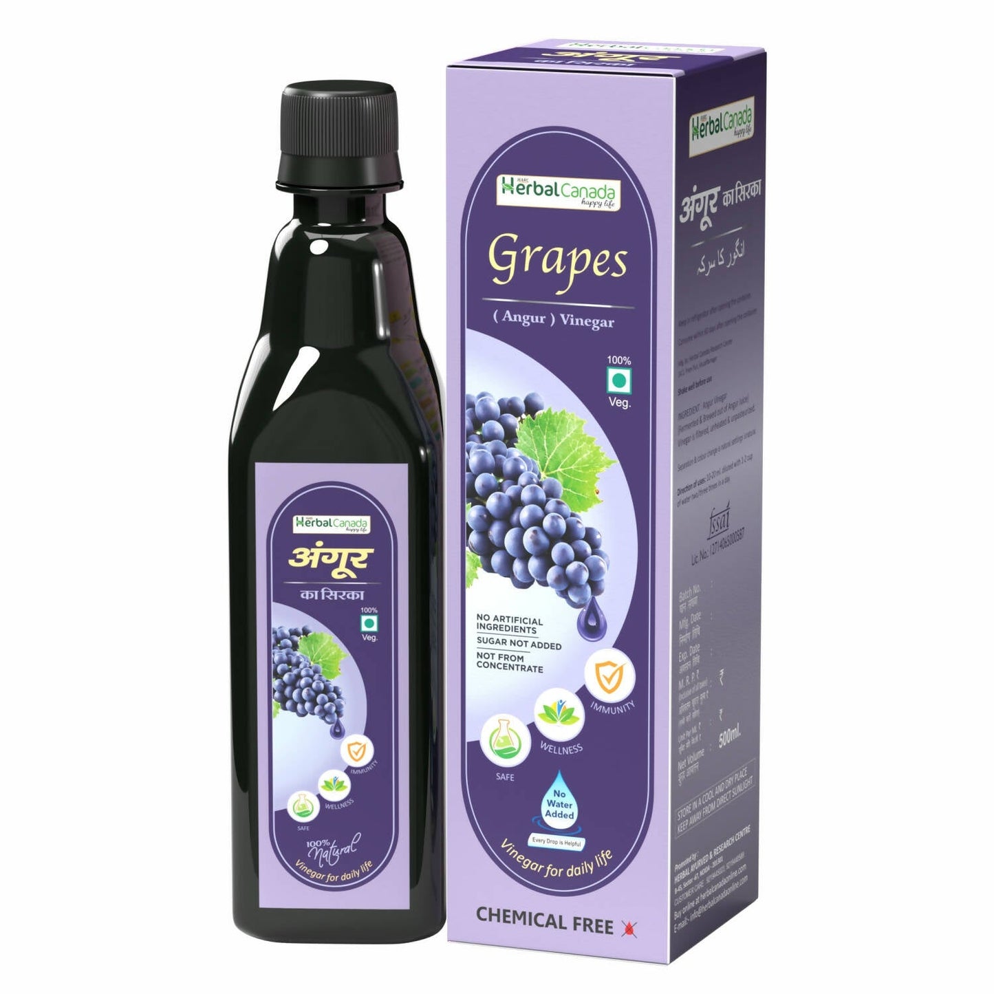 Herbal Canada Grapes Vinegar - Herbal Canada