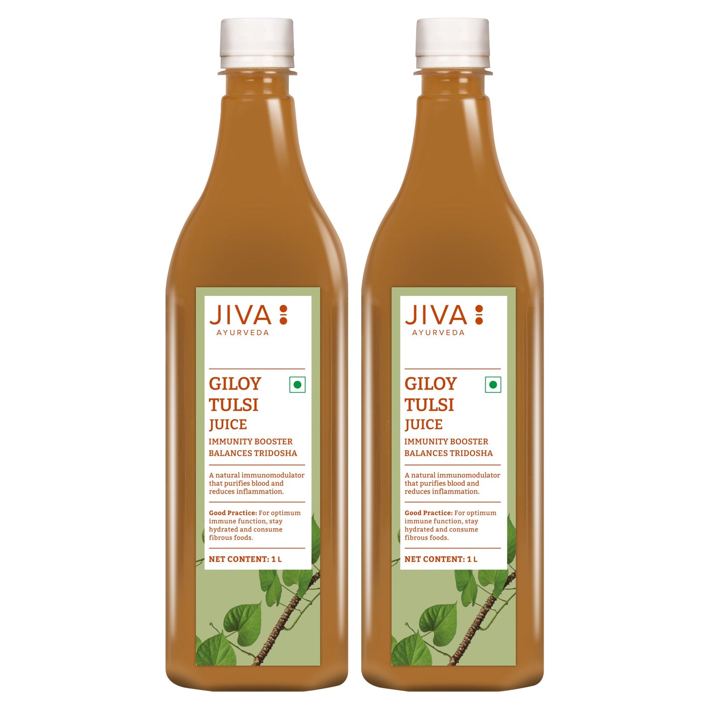 Jiva Ayurveda Giloy Tulsi Juice | Swadesiicart