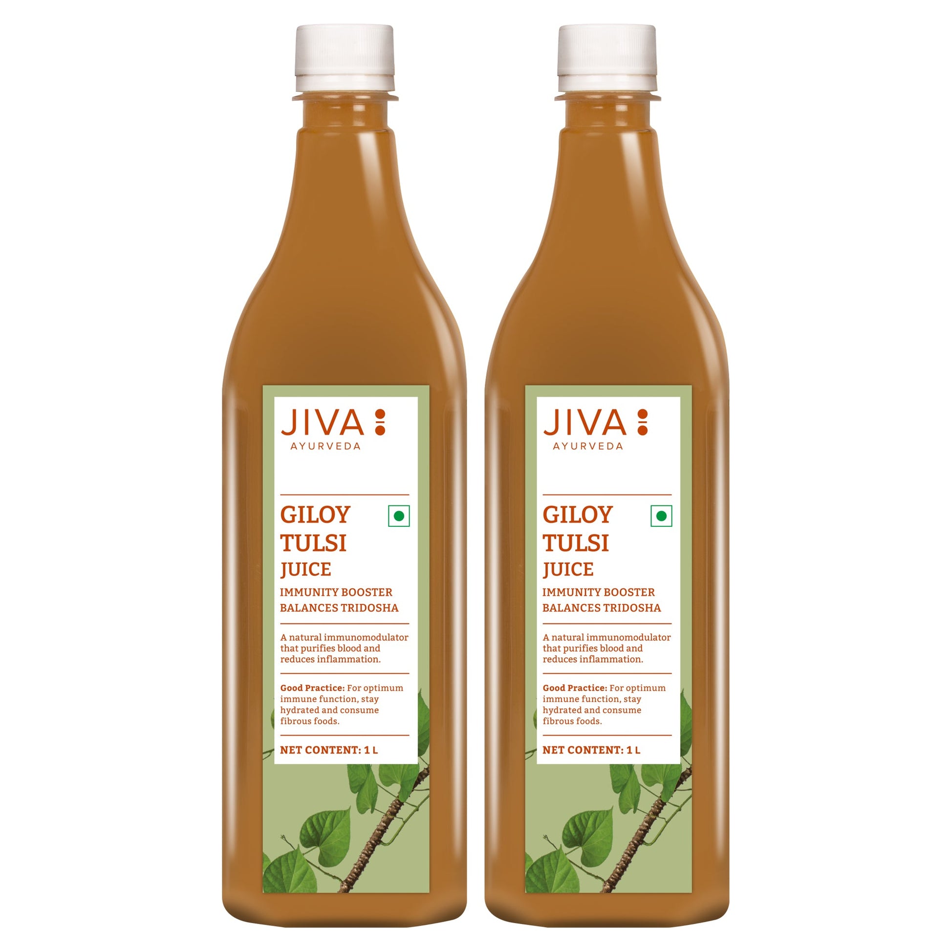 Jiva Ayurveda Giloy Tulsi Juice | Swadesiicart
