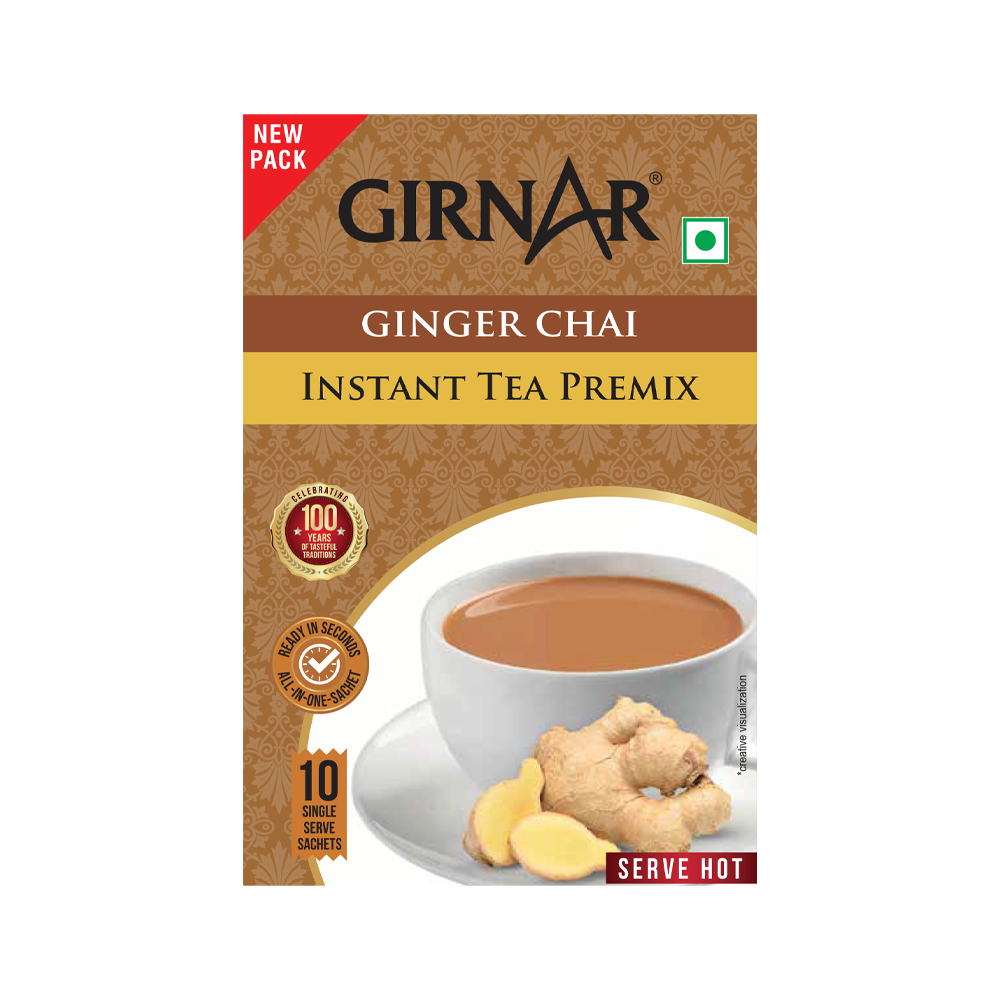 Girnar Instant Tea Premix With Ginger | Swadesiicart