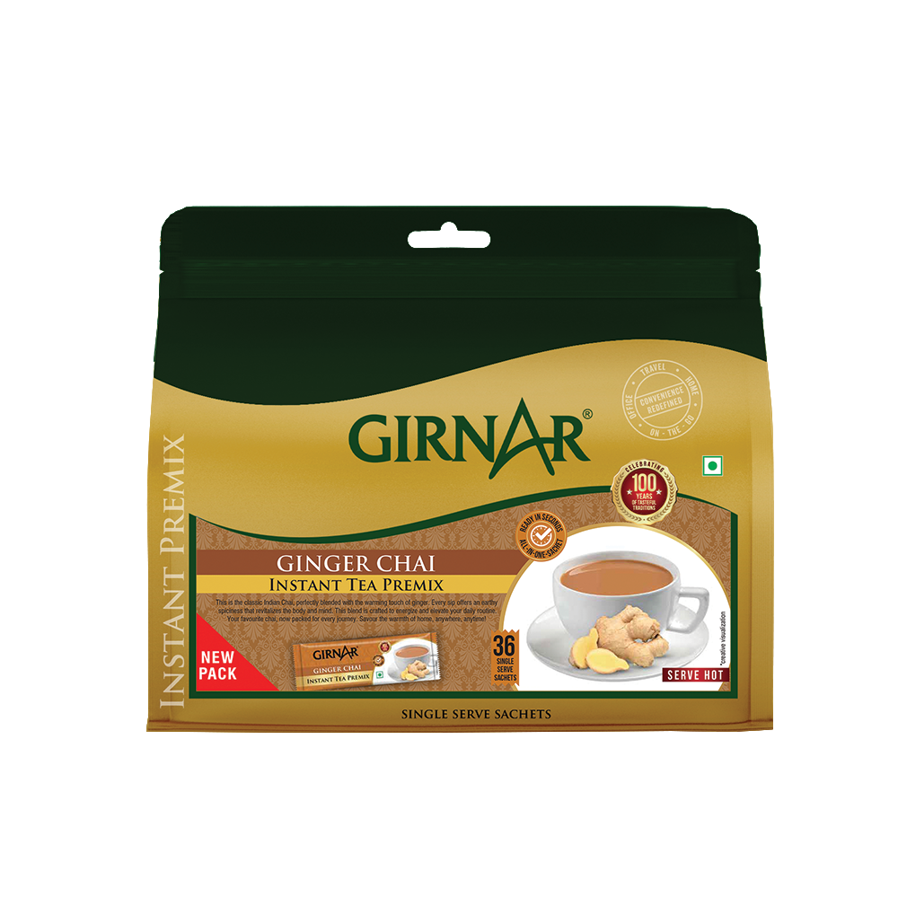 Girnar Instant Tea Premix With Ginger | Swadesiicart