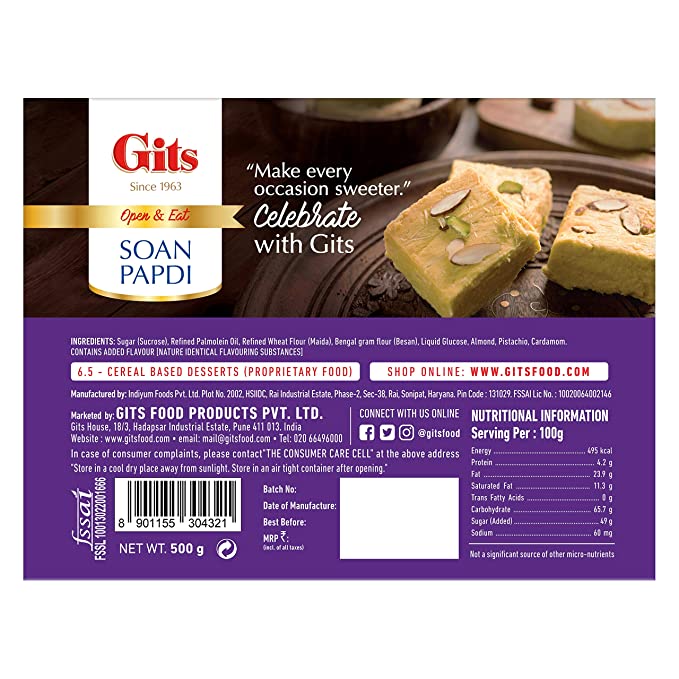 Gits Soan Papdi | Swadesiicart