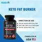 Healthvit Keto Fat Burner With Garcinia, Green Tea, Green Coffee Capsules | Swadesiicart