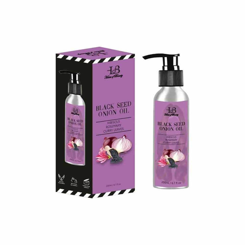 House Of Beauty Black Seed Onion Oil with Hibiscus Hair Oil - Swadesiicart