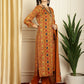 Jyoti Fashion Women's Mustard Pashmina Floral Digital Printed Kurta with Trouser & Dupatta | Swadesiicart