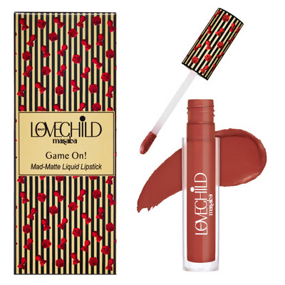 LoveChild By Masaba Gupta Get Rollin Transfer-proof Brick Nude Liquid Lipstick | Swadesiicart