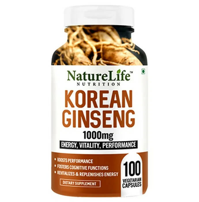Nature Life Nutrition Korean Ginseng Capsules | Swadesiicart