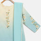 Ahalyaa Multi Crepe Printed Kids Kurta Sharara Sets With Dupatta For Girls | Swadesiicart
