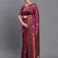 Shree Shyam Fashion Silk Purple Saree