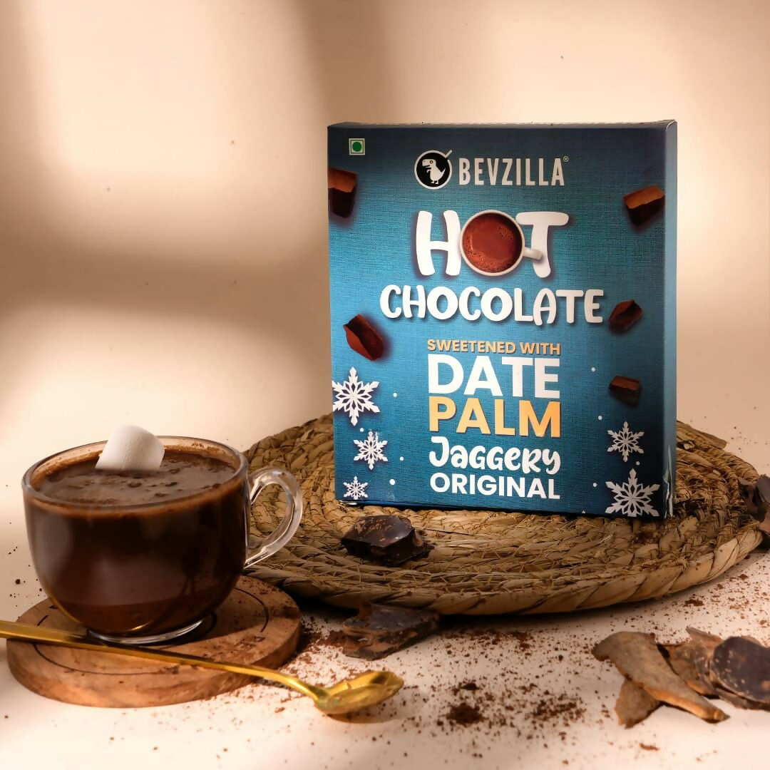 Bevzilla Hot Chocolate Powder (Original) Drink Powder With Organic Date Palm Jaggery | Swadesiicart