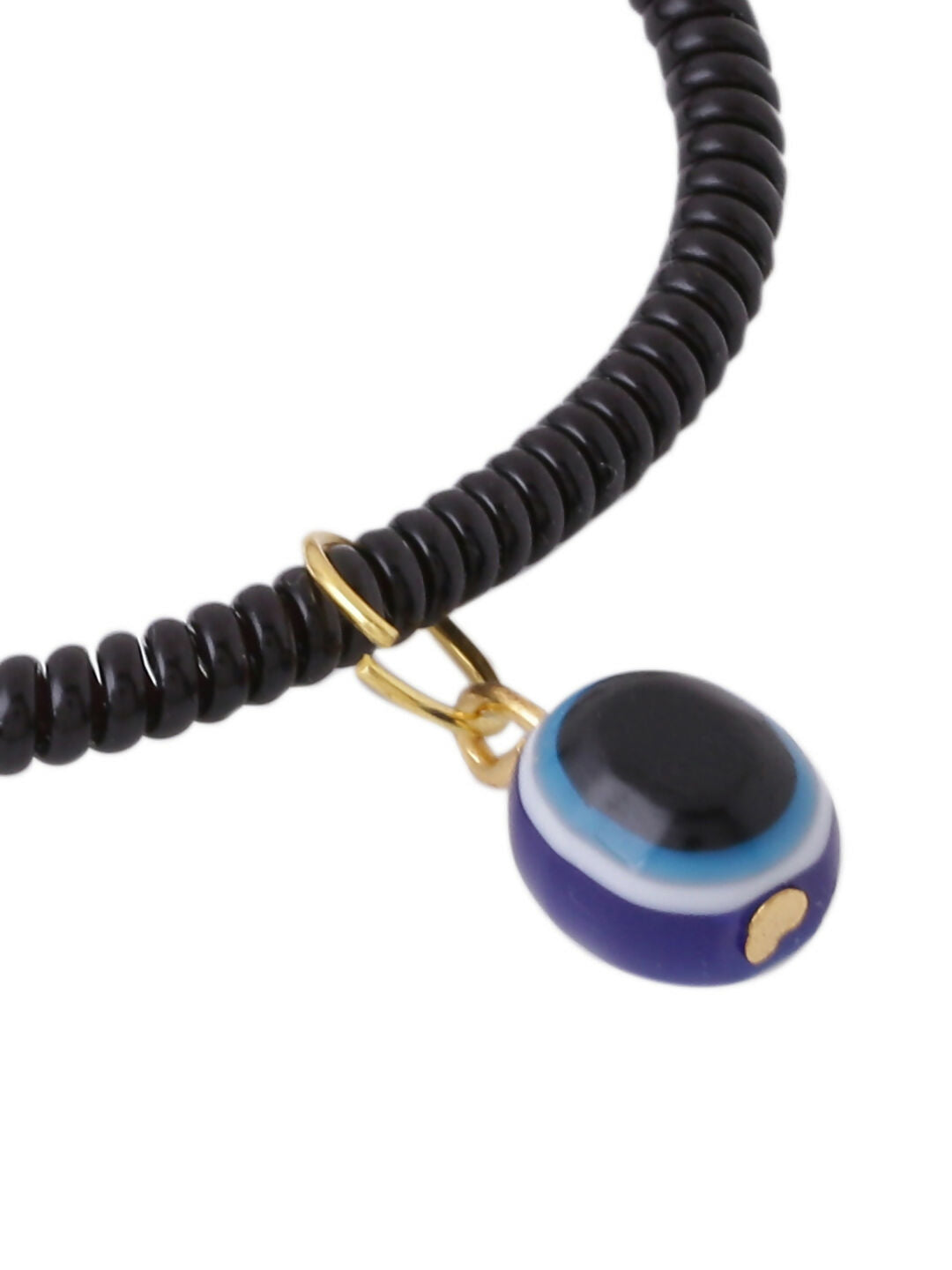 NVR Set of 2 Black Evil Eye Bracelet for Men's & Women - Swadesiicart