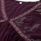 Ahalyaa Women's Traditional Wear Co-ords - Burgundy - Swadesiicart