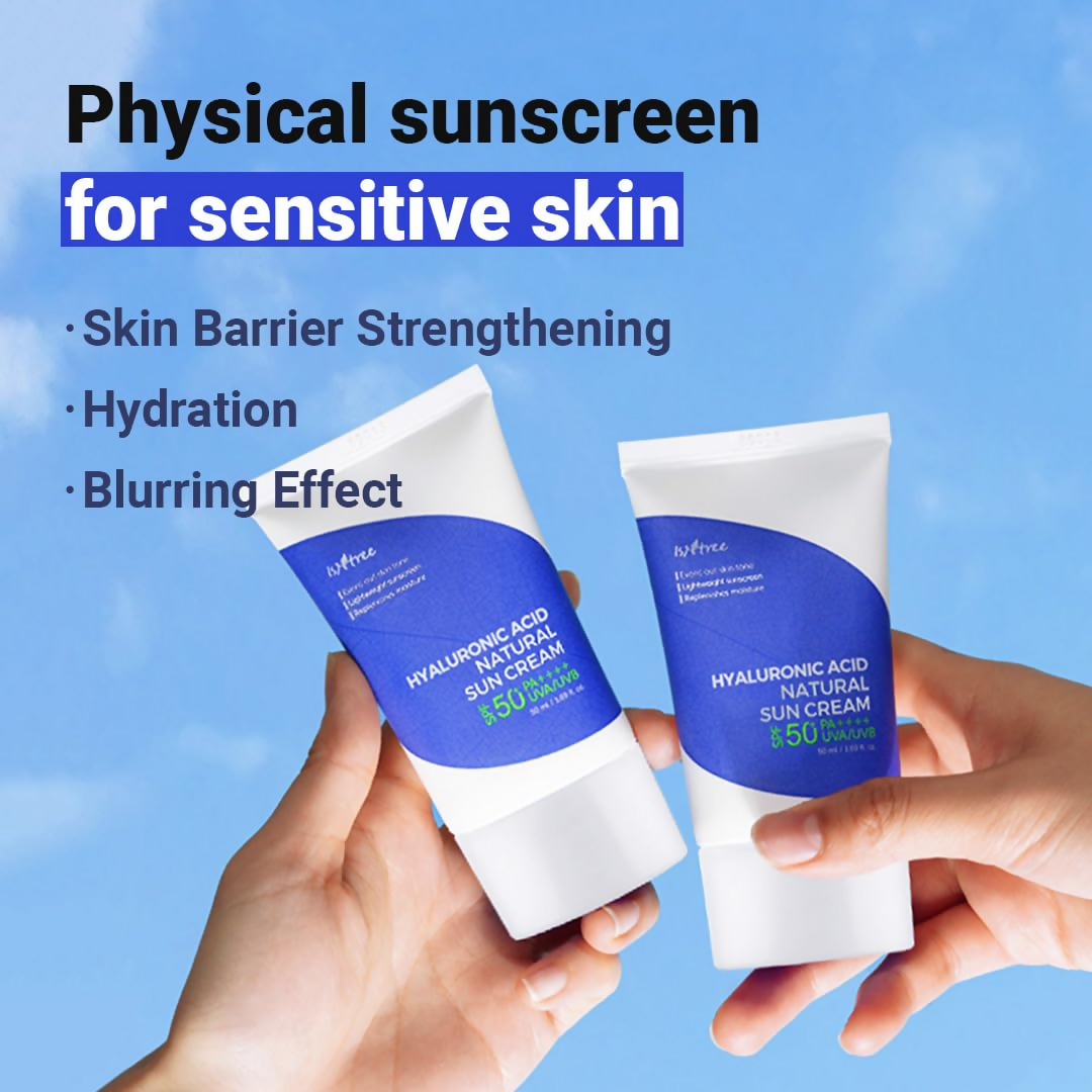 Isntree Hyaluronic Acid Natural Suncream SPF 50 | Swadesiicart
