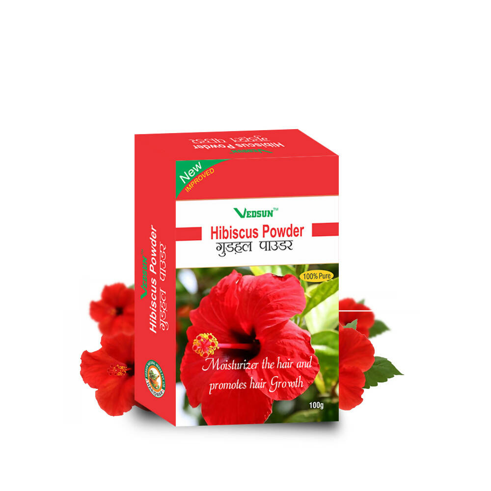 Vedsun Naturals Hibiscous Powder for Face and Skin - Vedsun