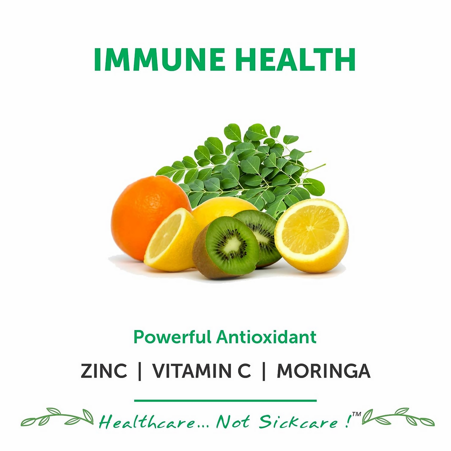 Bliss Welness Zinc Vitamin C+ Moringa Tablets - Swadesiicart