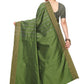 Vamika Paithani Green Cotton Silk Weaving Saree (Paithani Green) | Swadesiicart