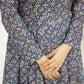 Aayaa Printed Faux Georgette with Embroidery Thread Sequins work Gown - Multi Color