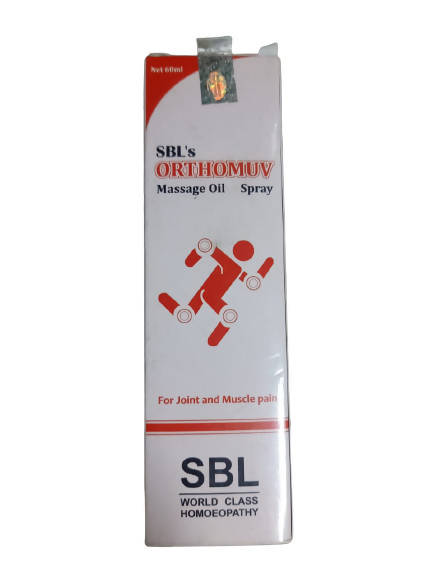 SBL Homeopathy Orthomuv Massage Oil Spray | Swadesiicart