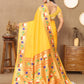 Lorenvalley Fashion Gold Soft Paithani Silk Woven Design Rich Zari Meenakari Weaving Saree - Swadesiicart