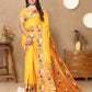 Lorenvalley Fashion Gold Soft Paithani Silk Woven Design Rich Zari Meenakari Weaving Saree - Swadesiicart
