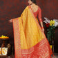 Lorenvalley Fashion Gold Organza Silk Woven Design with Rich Meenakari Weaving Pallu Saree - Swadesiicart