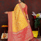 Lorenvalley Fashion Gold Organza Silk Woven Design with Rich Meenakari Weaving Pallu Saree - Swadesiicart
