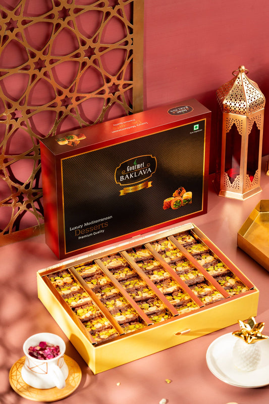 Gourmet Baklava Chocolate Dry Fruit Baklava | Swadesiicart