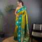 Joban Fashion Green Butti Banarasi Silk Sarees | Swadesiicart