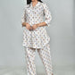 Morchari Digital Print Semi Muslin Co-Ord Set Top & Trouser-Multicolor - Swadesiicart