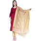 A R Silk Golden Color Fancy Vanarsi Silk Dupattas and Chunnis