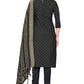 Blue Cotton Jacquard Woven Unstitched Dress Material - Amara