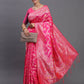Astita Banarasi Silk Pink Saree | Swadesiicart