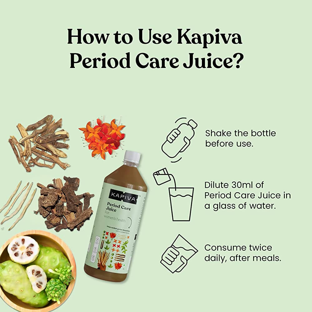 Kapiva Ayurveda Period Care Juice | Swadesiicart
