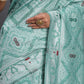 Shree Shyam Fashion Linen Cotton Sea Green Saree