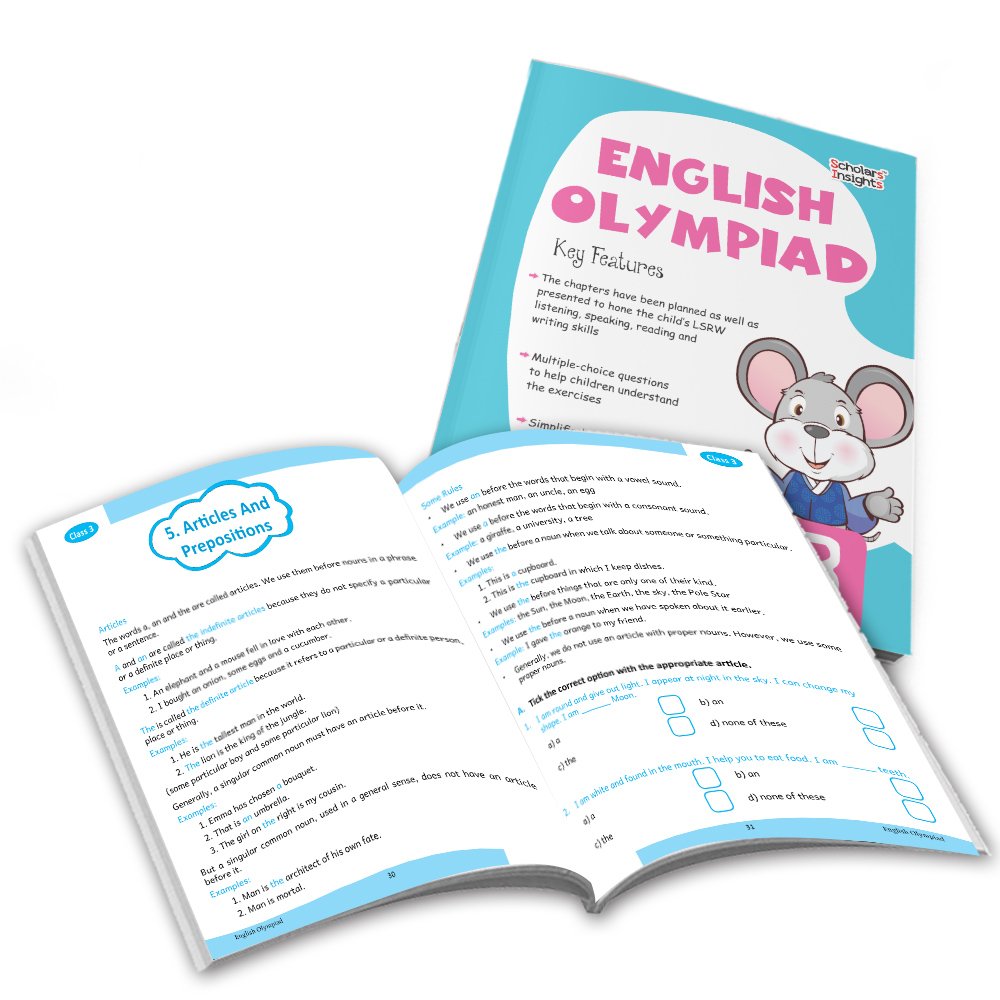 Grade 3 Ultimate English Combo Practice Workbooks Set of 4: Grammar, Writing Skills, Olympiad Prep, and Gear Up English| Ages 8-9 Years - Swadesiicart