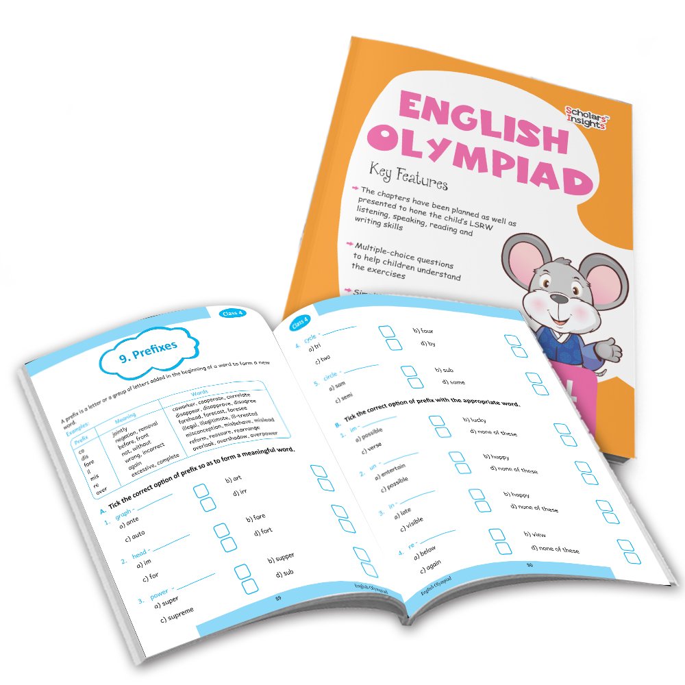 Grade 4 Ultimate English Combo Practice Workbooks Set of 4: NEP Based Interactive Grammar & Writing Skills, Olympiad Prep| Ages 8-10 Years - Swadesiicart