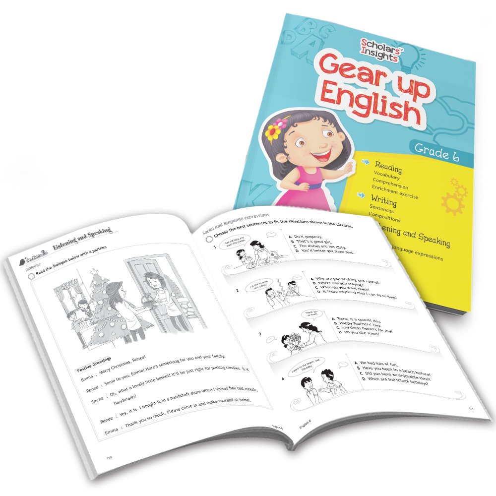 Grade 6 Ultimate English Combo Practice Workbooks Set of 3: NEP based Grammar, Writing Skills, Olympiad Prep, and Gear Up English| Ages 11-12 Years - Swadesiicart