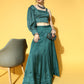 Yufta Green & Beige Co-Ords - Swadesiicart