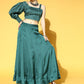Yufta Green & Beige Co-Ords - Swadesiicart