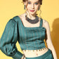 Yufta Green & Beige Co-Ords - Swadesiicart