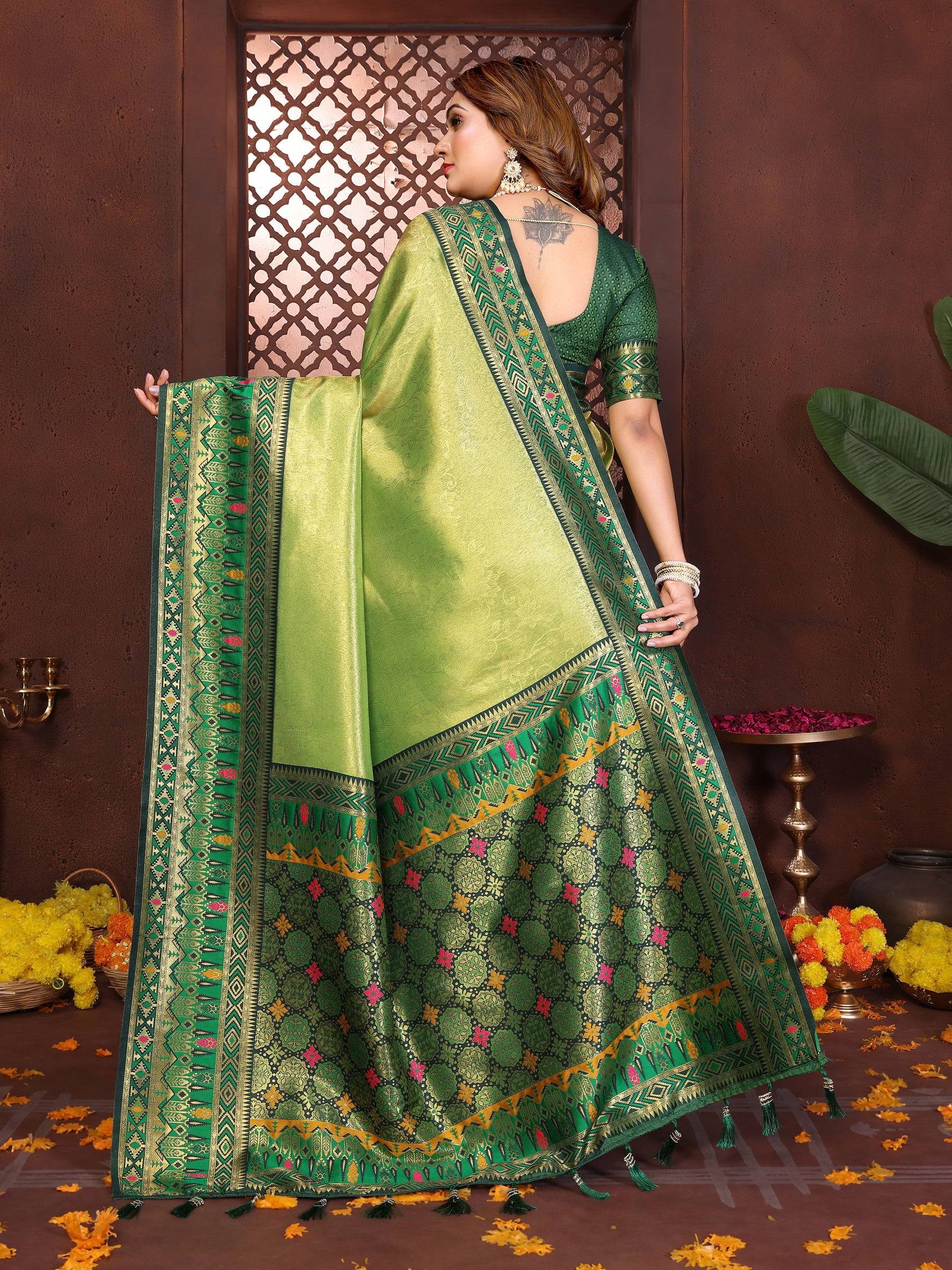 Anaita Banarasi Tissue Silk Saree