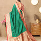 Lorenvalley Fashion Green Soft Silk weaving Design Rich Zari Weaving Saree - Swadesiicart