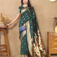 Lorenvalley Fashion Green Soft Paithani Silk Woven Design Rich Zari Meenakari Weaving Saree - Swadesiicart