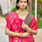 Anaita Green Soft Silk Saree With Floral Printed Work With Blouse