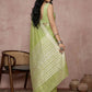 Anaita Green Cotton Saree With Blouse