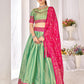 Anaita Green Weaving Work Silk Lehenga Choli