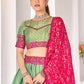 Anaita Green Weaving Work Silk Lehenga Choli