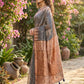Anaita Grey Linen Woven Work Saree With Blouse